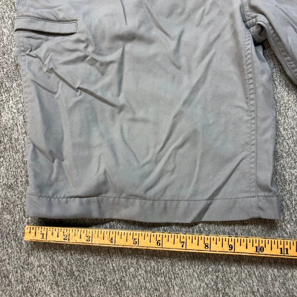 Simms‎ Fishing Products Mens Gray Nylon Cargo Fishing Shorts Size L 35 Waist